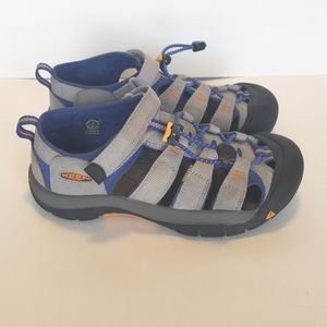 Keen Boys Sandals Grey and Blue Size 5 Youth